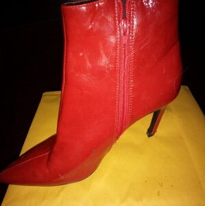 Red Women's Ankle Boots